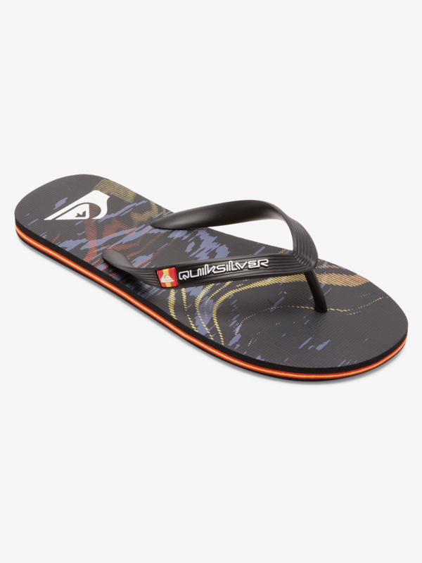Quiksilver Molokai Highline Scallop - Tongs pour Homme Noir