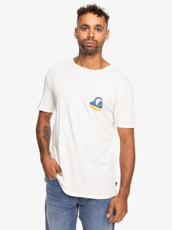 Quiksilver Andy Y Andy - T-shirt pour Homme Blanc