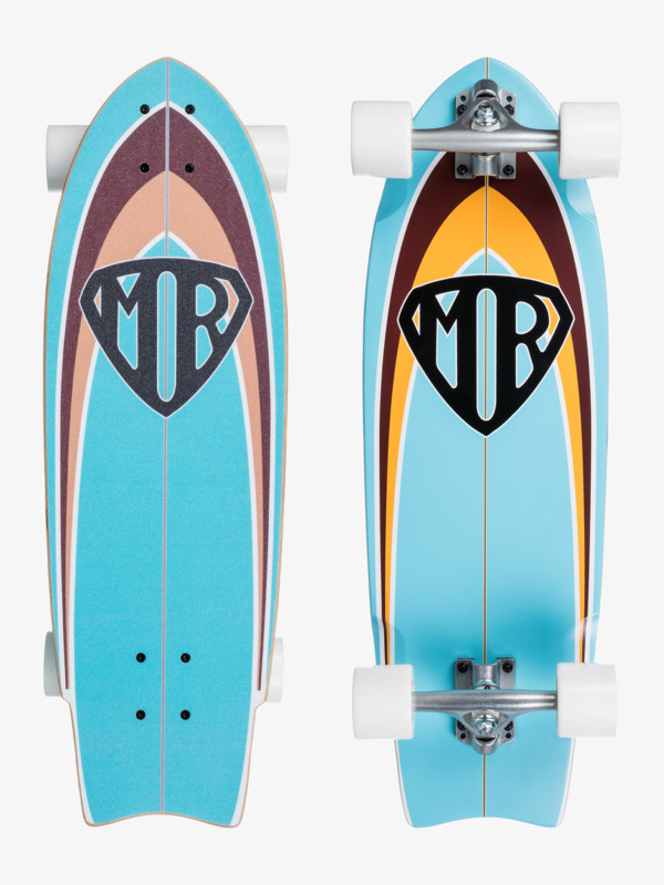 Quiksilver Mr Retro - Skateboard longboard Bleu