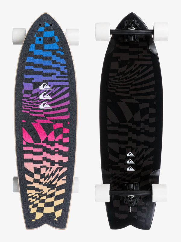 Quiksilver Rad - Skateboard longboard Noir