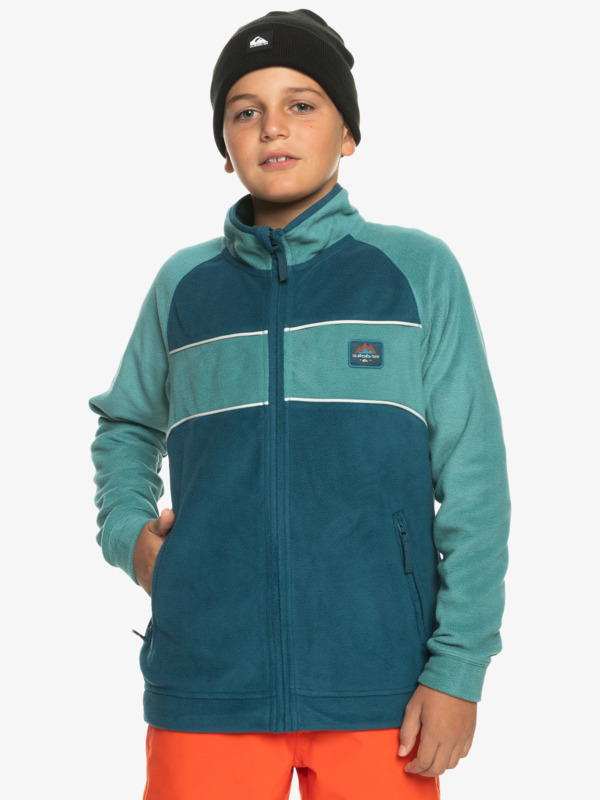Quiksilver Powder Chaser - Polaire technique pour Garçon 8-16 ans Bleu