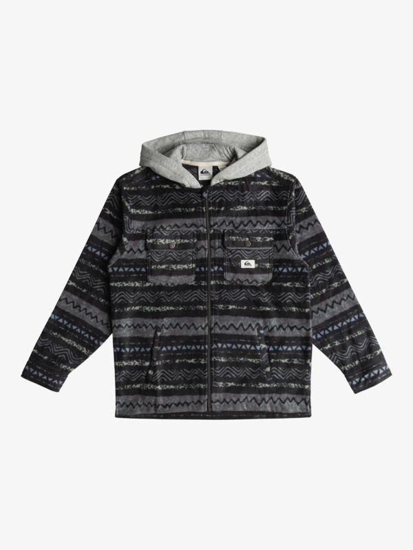 Quiksilver Super Swell - Polaire à capuche pour Garçon 10-16 Noir
