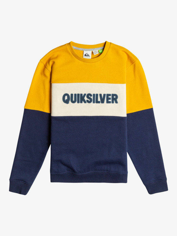 Quiksilver School Again - Sweat pour Garçon 8-16 Jaune