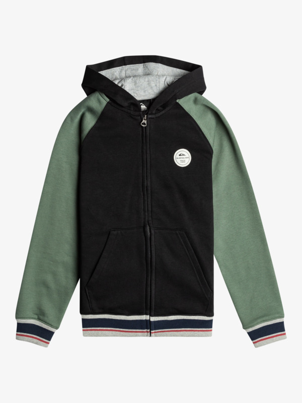 Quiksilver Return To School - Sweat à capuche zippé pour Garçon 8-16 Noir