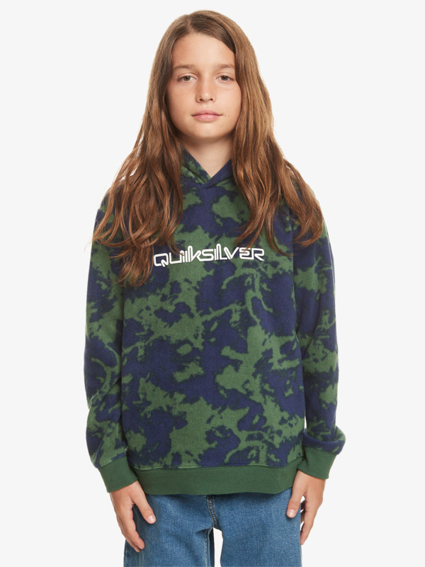 Quiksilver Essentials - Polaire à capuche pour Garçon 8-16 Vert