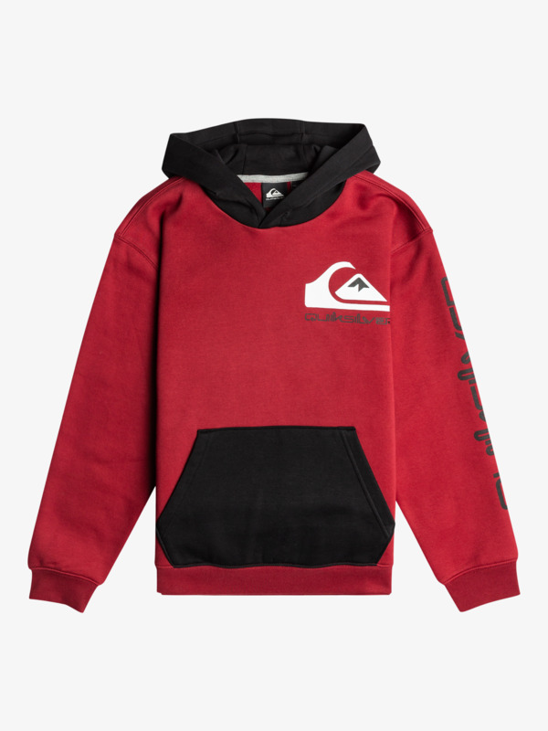 Quiksilver Omni Logo - Sweat à capuche pour Garçon 10-16 Rouge