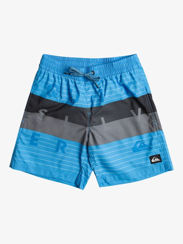 Quiksilver Word Block 15 - Short de bain pour Garçon 8-16 ans Bleu