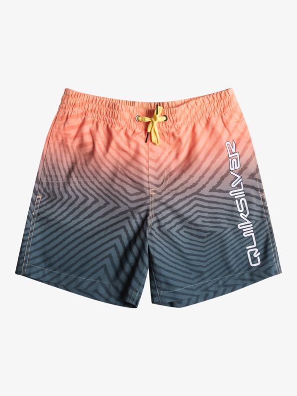 Quiksilver Everyday Warped Logo 14 - Short de bain pour Garçon 8-16 ans Bleu