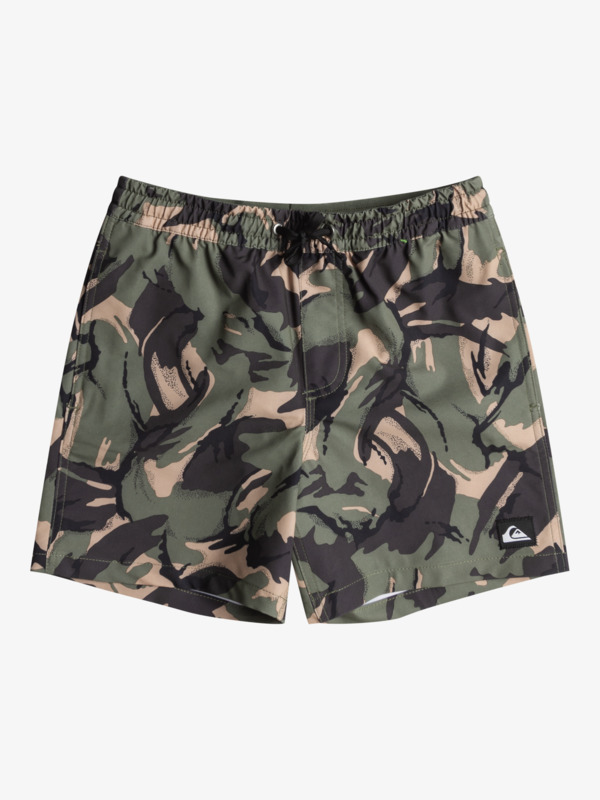 Quiksilver Surfsilk Mix 14 - Short de bain pour Garçon 8-16 ans Marron