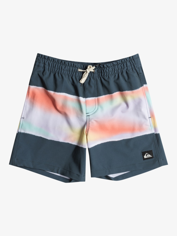 Quiksilver Surfsilk Air-Brush 14 - Short de bain pour Garçon 8-16 ans Bleu