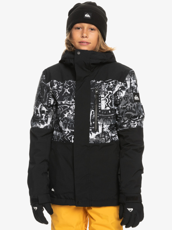 Quiksilver Mission - Veste de snow technique pour Garçon Noir