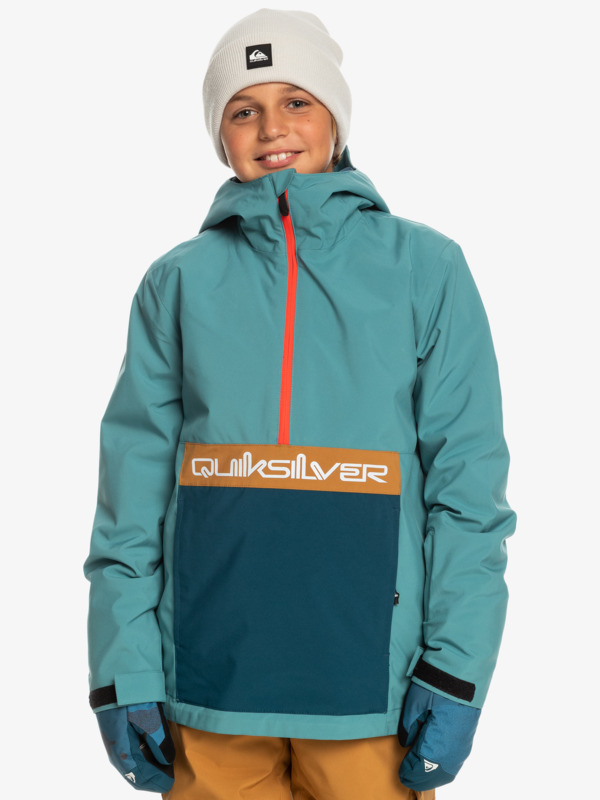 Quiksilver Steeze - Veste de snow technique pour Garçon 8-16 ans Bleu