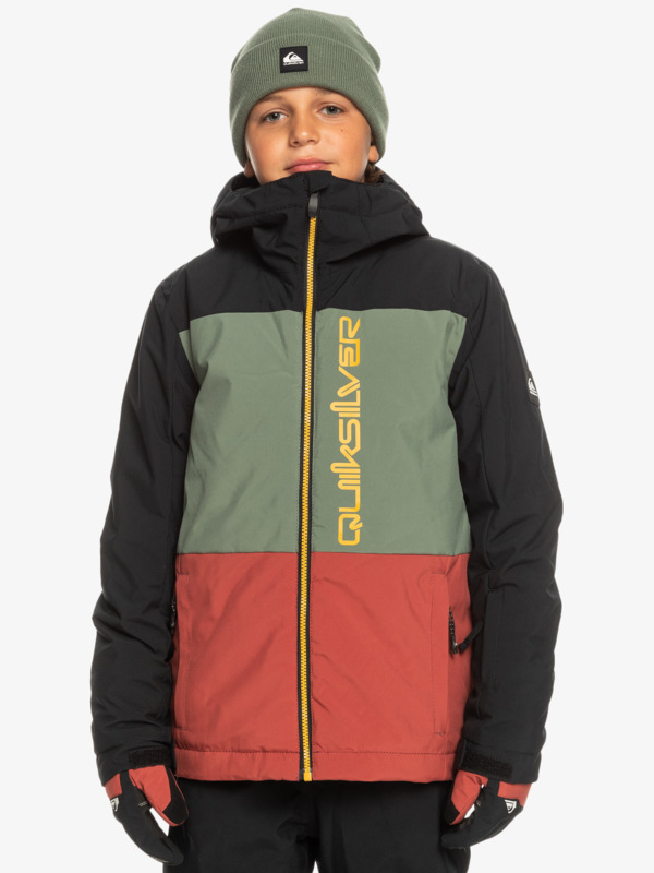 Quiksilver Side Hit - Veste de snow technique pour Garçon 4-16 Noir