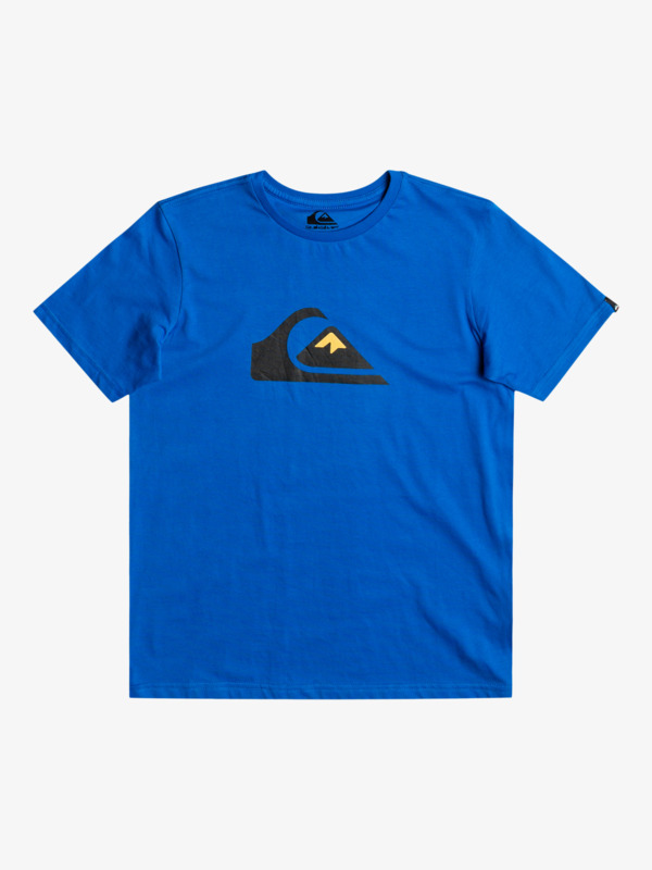 Quiksilver Comp Logo - T-shirt pour Garçon Bleu