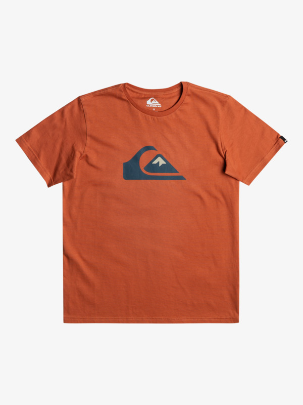 Quiksilver Comp Logo - T-shirt pour Garçon Marron