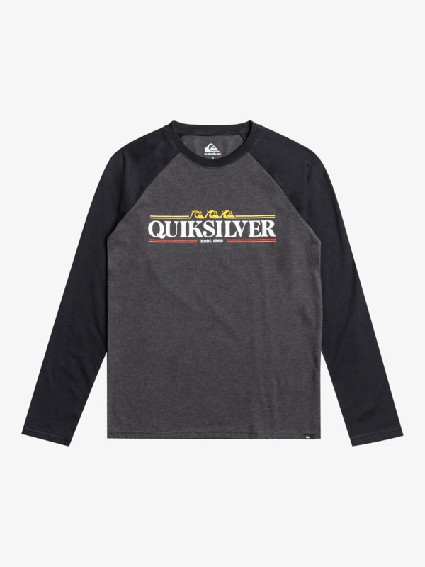 Quiksilver Raglan - T-shirt manches longues pour Garçon 8-16 Noir