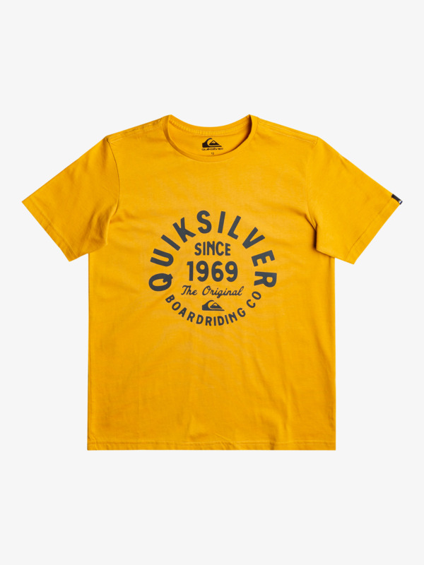 Quiksilver Circled Script - T-shirt pour Garçon 8-16 Jaune