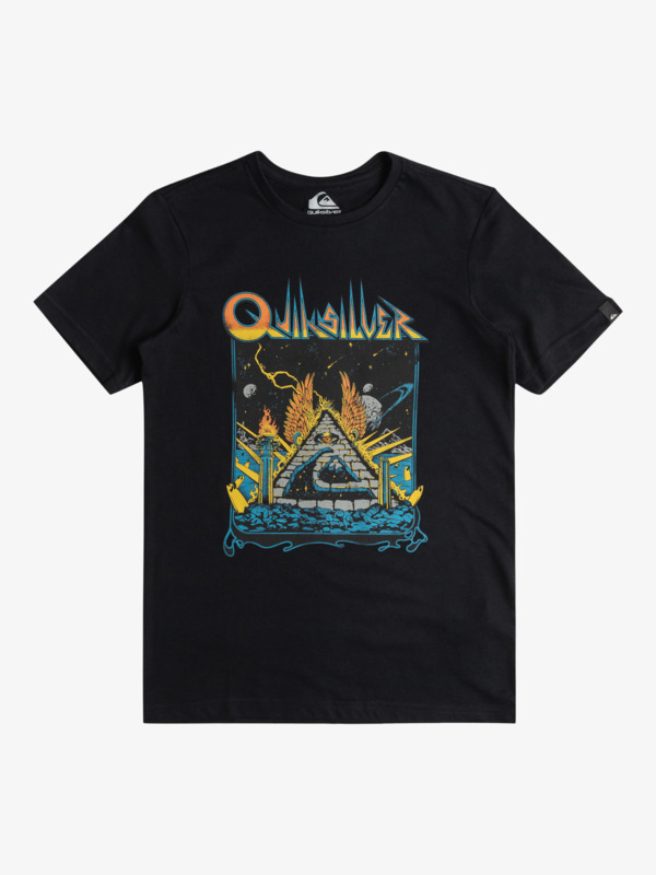 Quiksilver Qs Rockin - T-shirt pour Garçon 8-16 Noir