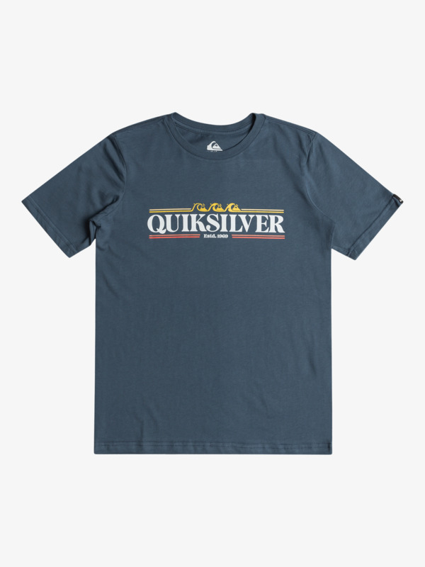 Quiksilver Gradient Line - T-shirt pour Garçon 8-16 Bleu