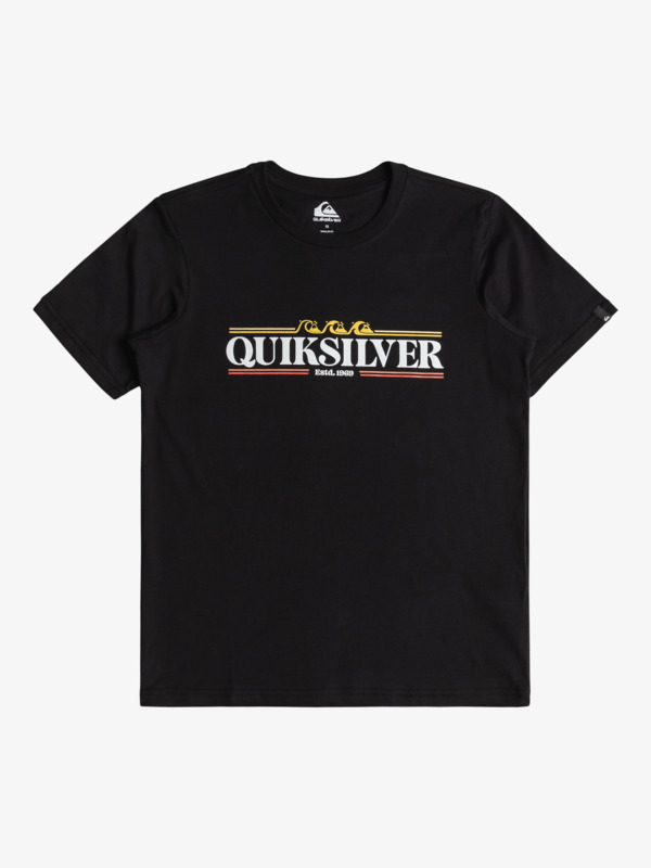 Quiksilver Gradient Line - T-shirt pour Garçon 8-16 Noir
