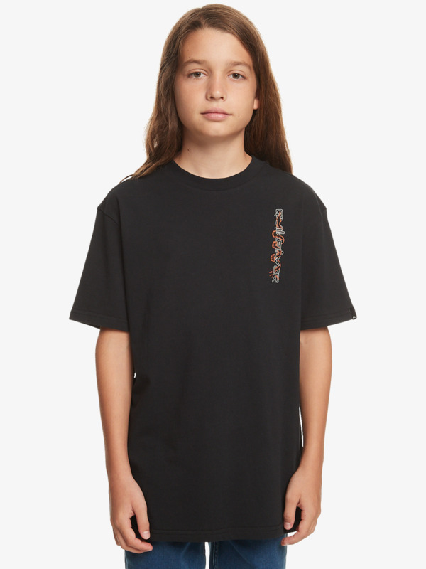 Quiksilver Omni Serpent - T-shirt pour Garçon 8-16 Noir