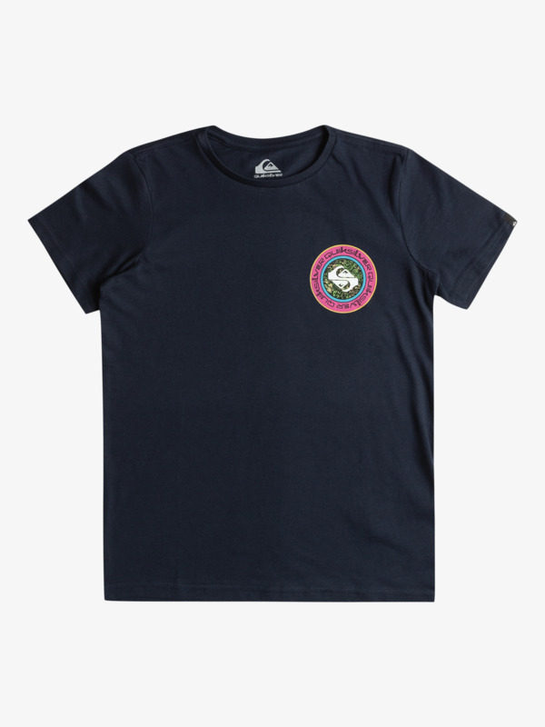 Quiksilver Omni Circle - T-shirt pour Garçon 8-16 Bleu
