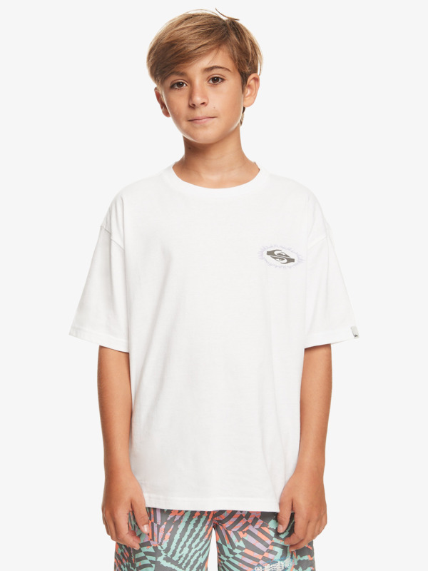 Quiksilver Visions - T-shirt pour Garçon 10-16 Blanc