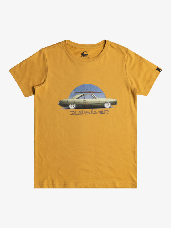 Quiksilver Qs Steel - T-shirt pour Garçon 8-16 Jaune