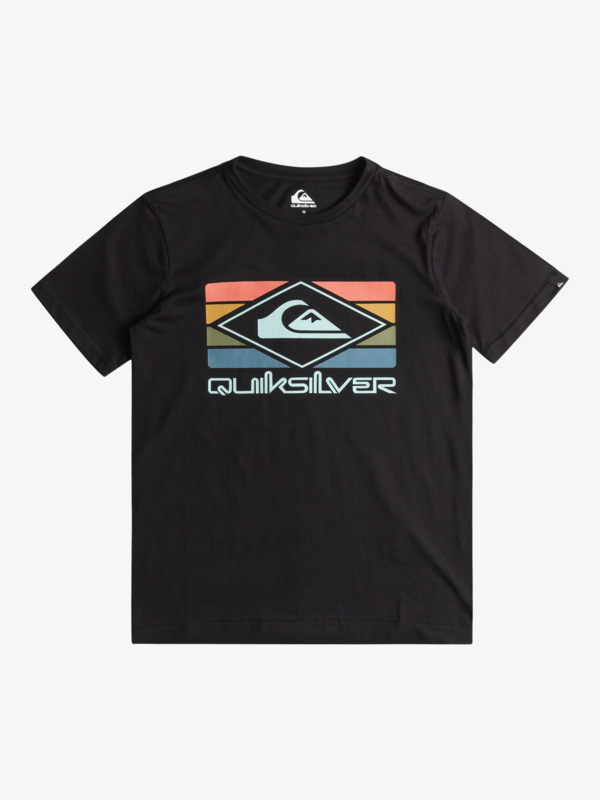 Quiksilver Qs Rainbow - T-shirt pour Garçon 8-16 Noir