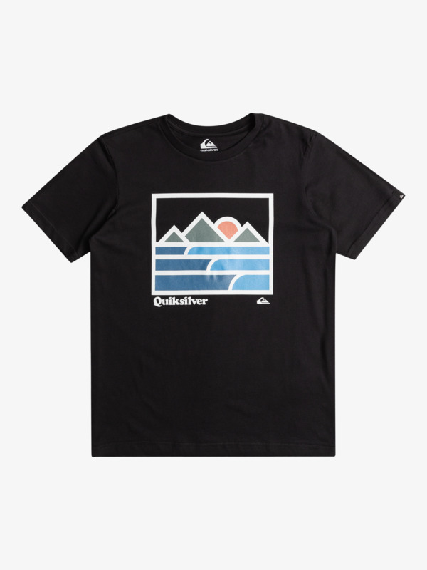 Quiksilver Landscape Lines - T-shirt pour Garçon 8-16 Noir