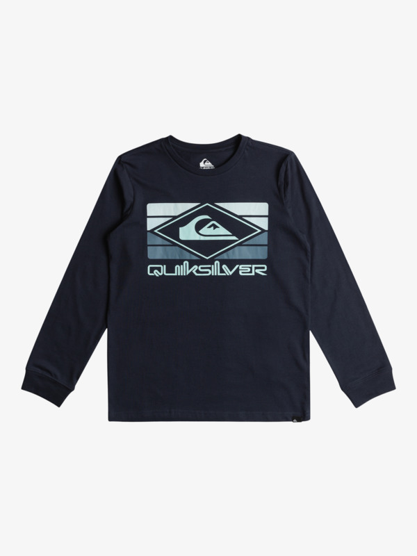 Quiksilver Qs Rainbow - T-shirt manches longues pour Garçon 8-16 Bleu