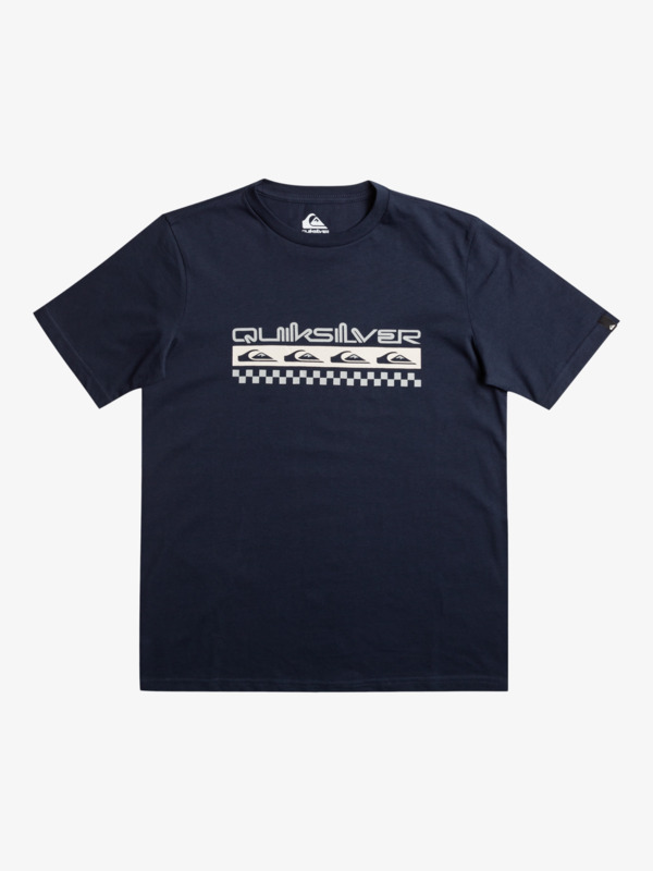 Quiksilver Omni Check Turn - T-shirt pour Garçon 8-16 ans Bleu