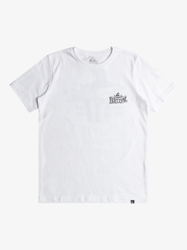 Quiksilver Organic QSF Skull - T-shirt pour Garçon 8-16 ans Blanc