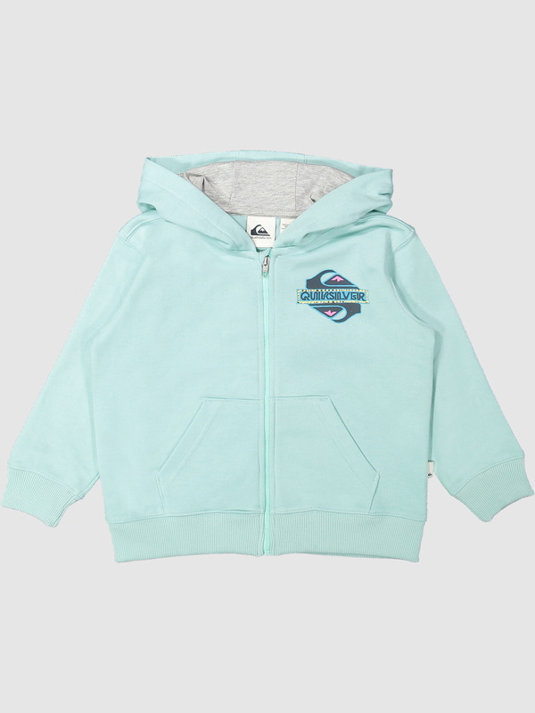 Quiksilver Vintage Rising Lines - Sweat à capuche zippé pour Garçon 2-7 Bleu