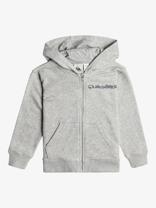 Quiksilver Vintage Rising Lines - Sweat à capuche zippé pour Garçon 2-7 Gris