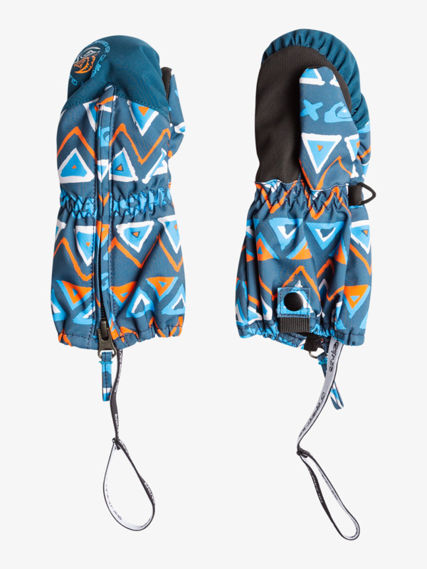 Quiksilver Indie - Moufles techniques de snowboard/ski pour Garçon 8-16 Bleu