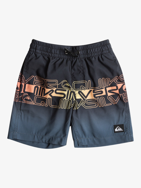 Quiksilver Everyday Wordblock 13 - Short de bain pour Garçon 2-7 Noir