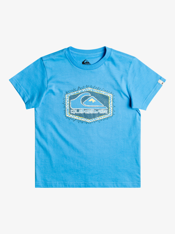 Quiksilver Retro Lines - T-shirt pour Garçon 8-16 Bleu