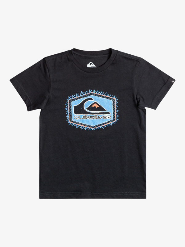 Quiksilver Retro Lines - T-shirt pour Garçon 8-16 Noir