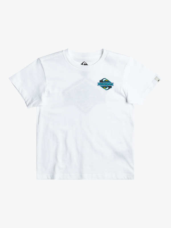 Quiksilver Rising Water - T-shirt pour Garçon 8-16 Blanc