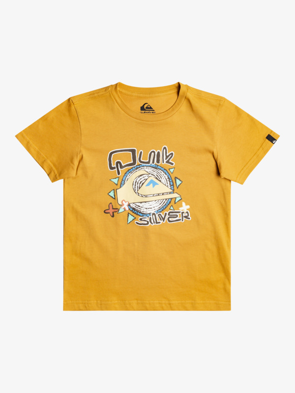 Quiksilver Vintage Feel - T-shirt pour Garçon 8-16 Jaune