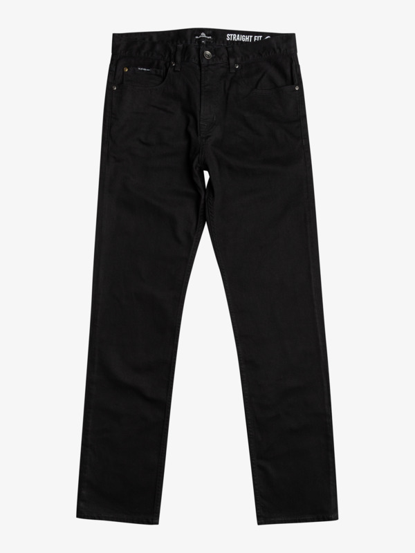 Quiksilver Modern Wave Black Black - Jean pour Homme Noir