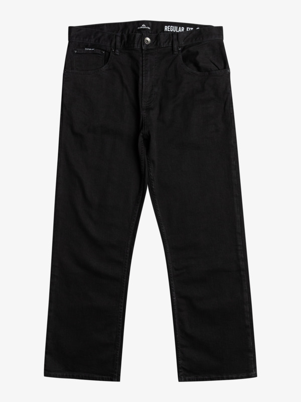 Quiksilver Aqua Cult Ankle Washed Black - Jean pour Homme Noir