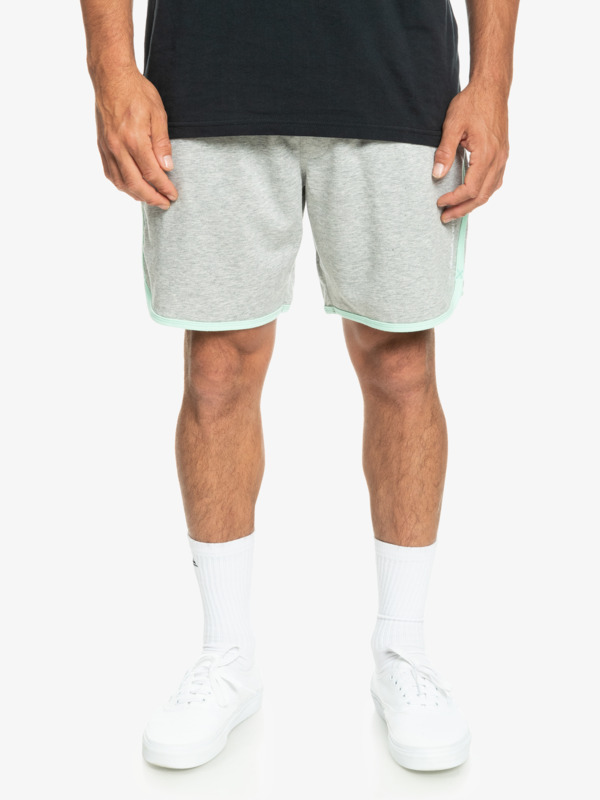 Quiksilver Scallop Terry - Short en molleton pour Homme Gris