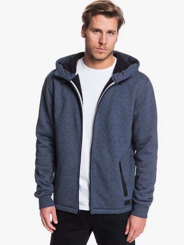 Kurow Sherpa Sweat Capuche Zipp Doubl En Mati Re Sherpa Pour