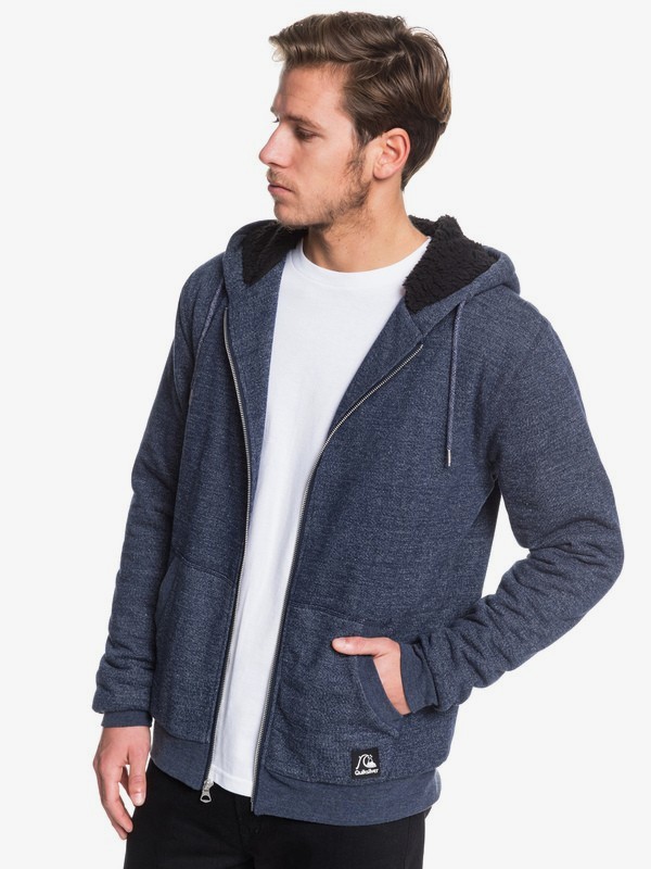 Rio Sherpa Sweat Capuche Zipp Doubl En Mati Re Sherpa Pour Homme