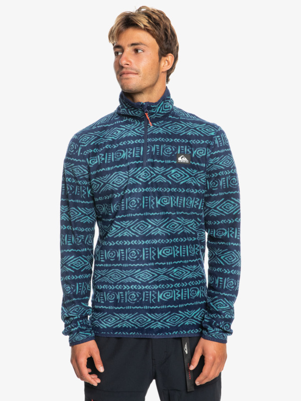 Quiksilver Aker - Polaire demi-zip pour Homme Bleu