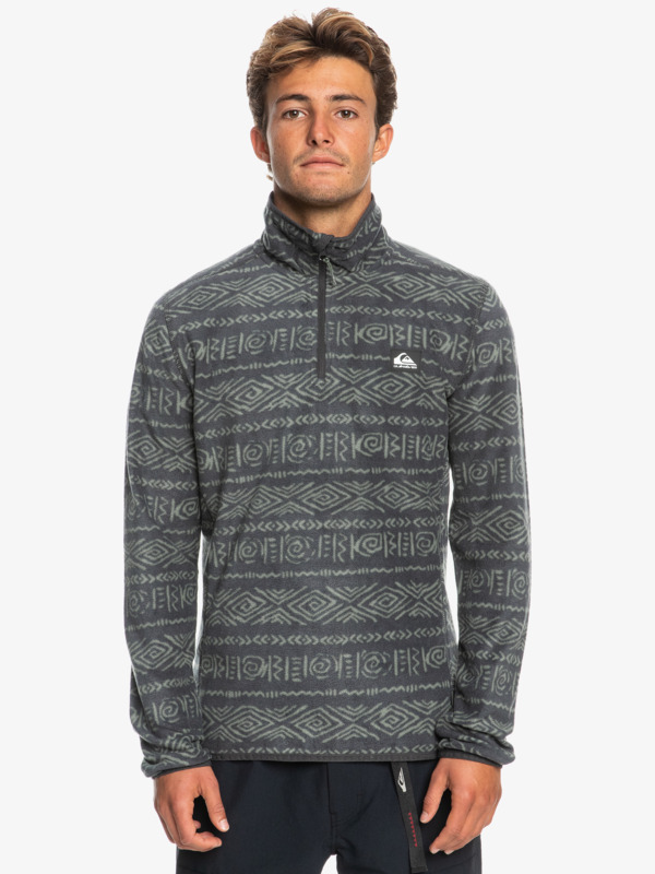 Quiksilver Aker - Polaire demi-zip pour Homme Noir