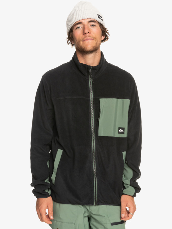 Quiksilver Peak Point - Polaire technique pour Homme Noir