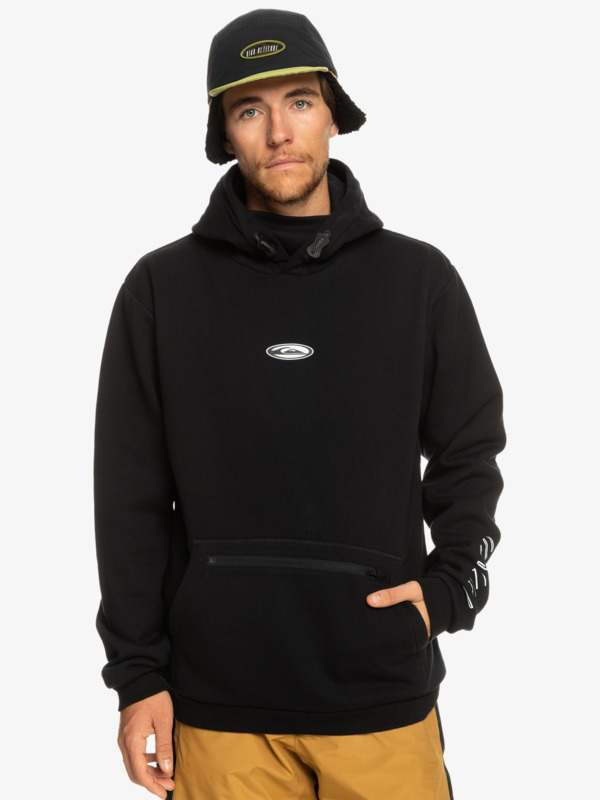 Quiksilver Big Logo - Sweat à capuche technique pour Homme Noir